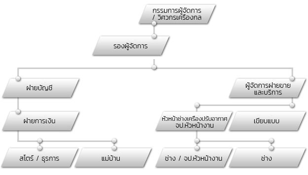 แผนผังองค์กร